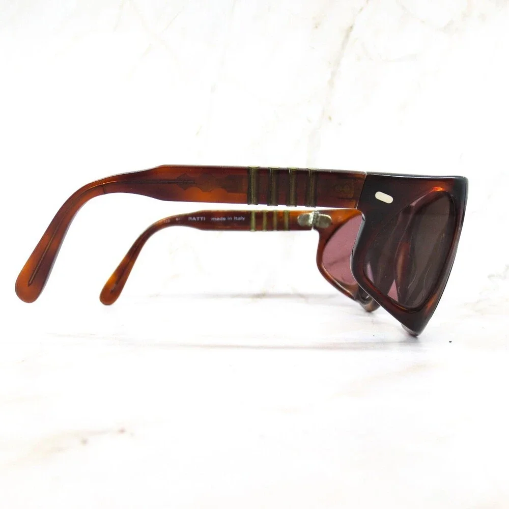 Persol Ratti Eyeglasses Frame Women's Tortoise Brown Plastic Full Rim Square